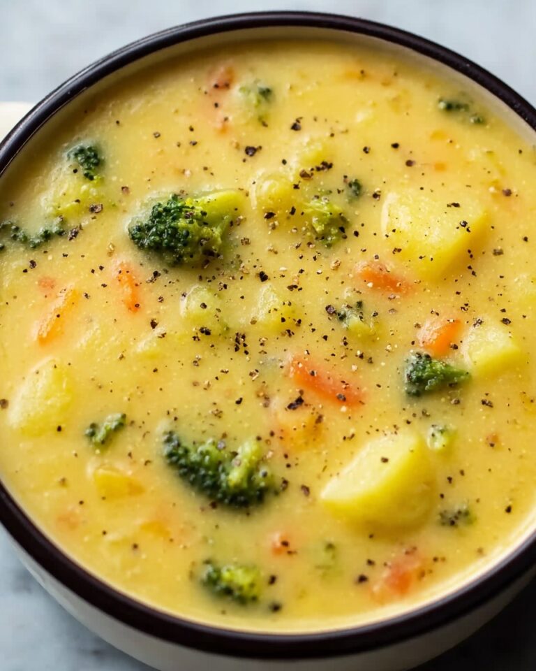 Cheddar Broccoli Potato Soup Recipe