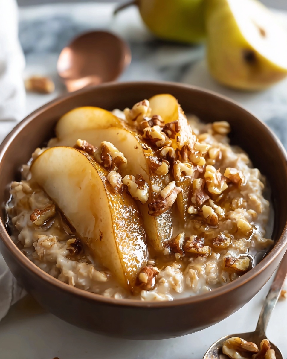 Caramelized Pear Oatmeal Bowls Recipe - Recipe Image