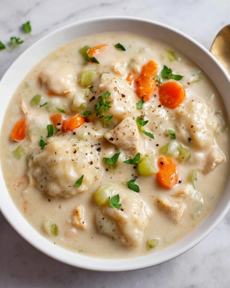 Leftover Turkey and Stuffing Dumpling Soup Recipe