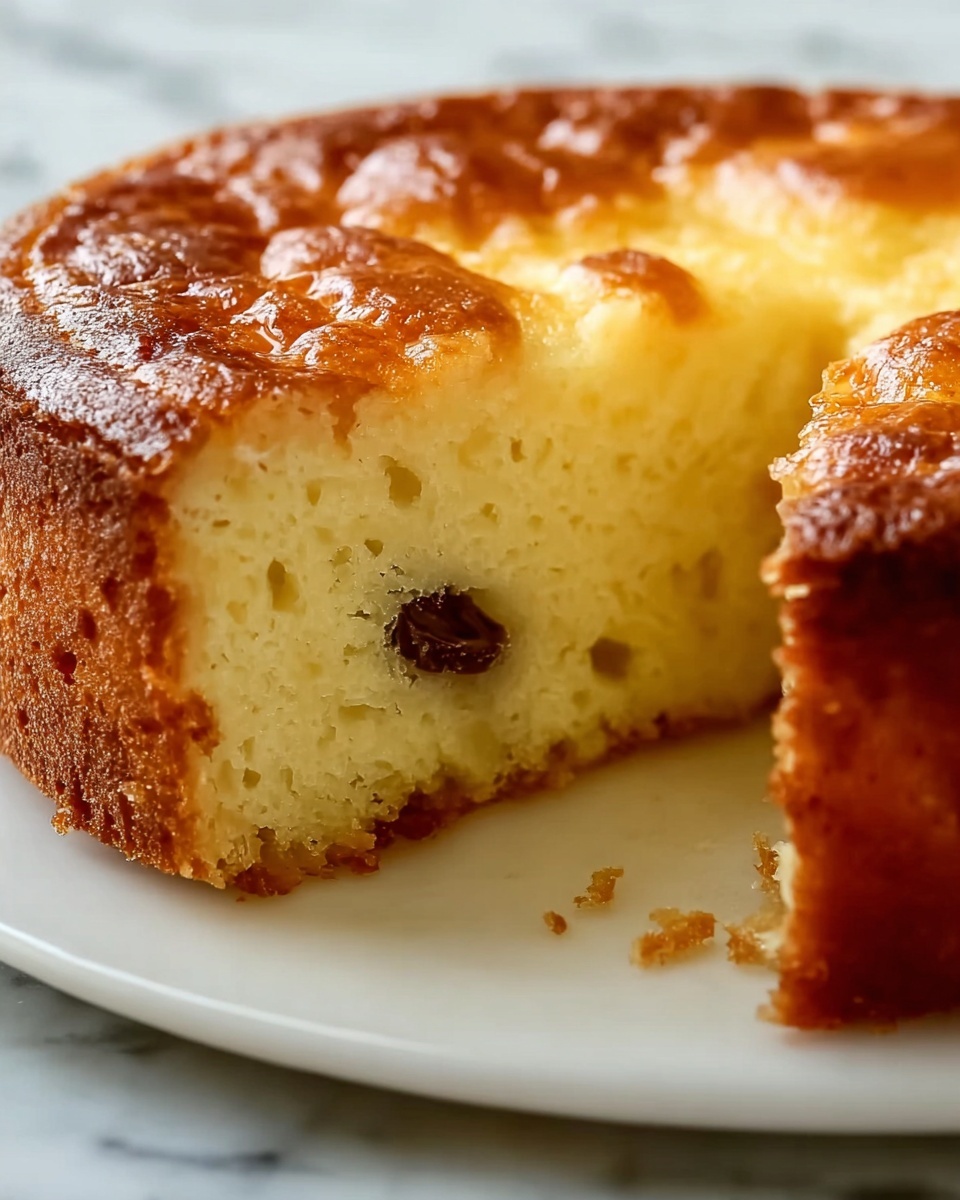 Healthy Guilt-Free Apple Cake with Raisins Recipe - Recipe Image