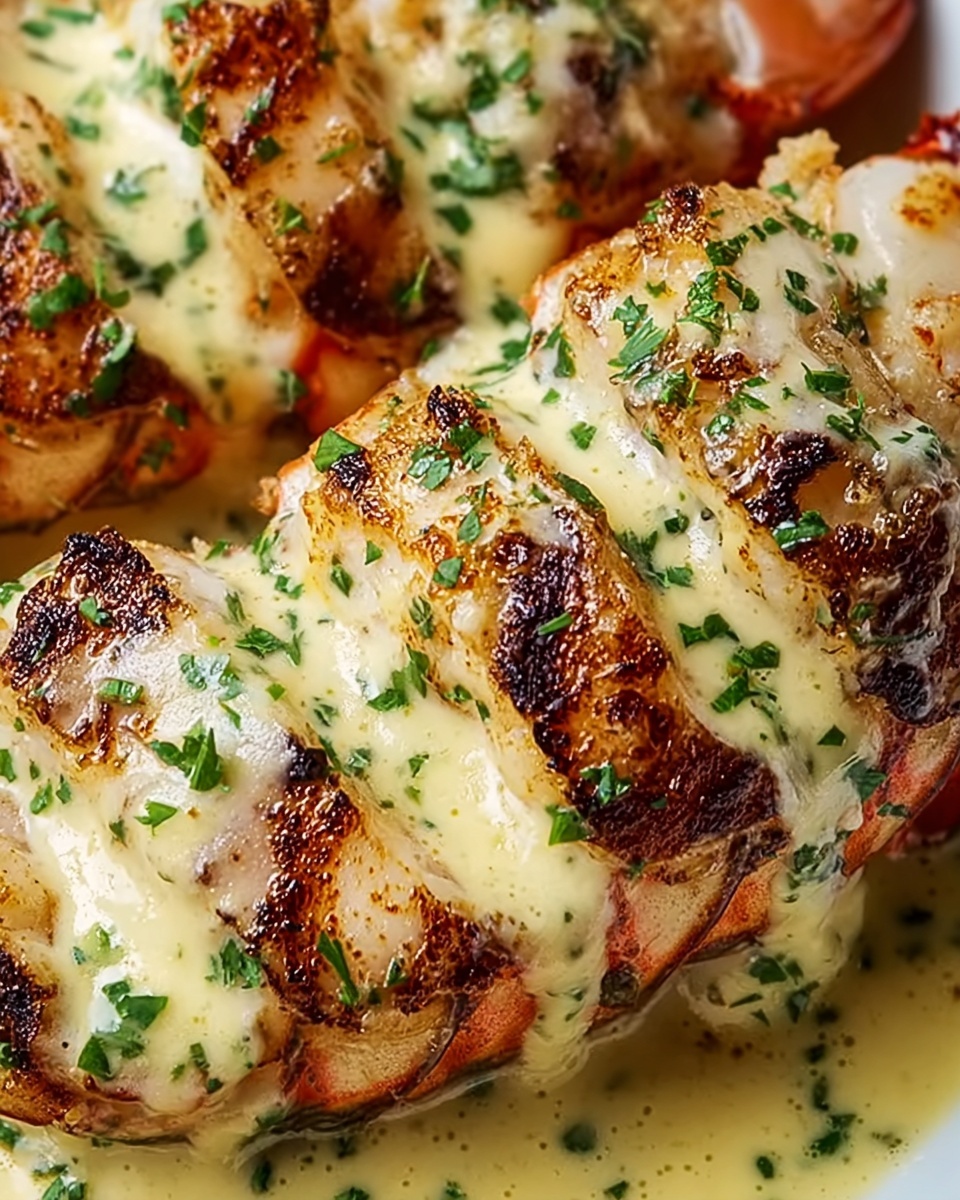 Creamy Garlic Butter Lobster Tails Recipe - Recipe Image