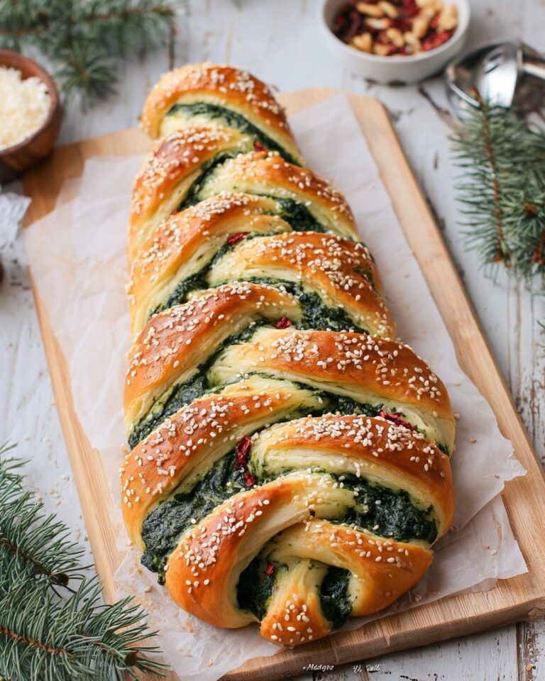 Christmas Tree Spinach Dip Breadsticks Recipe