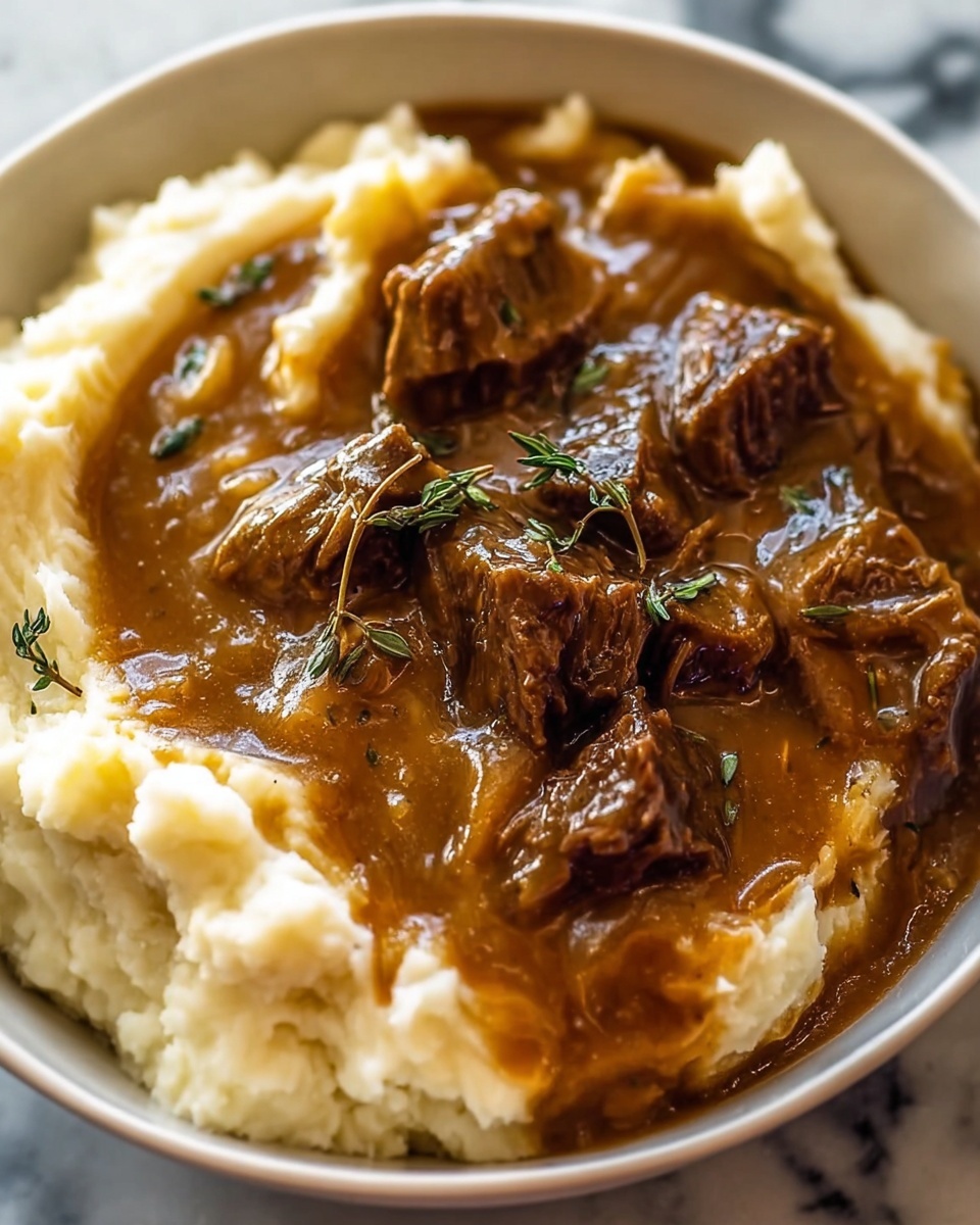 Instant Pot Pot Roast with Mashed Potatoes & Gravy Recipe - Recipe Image