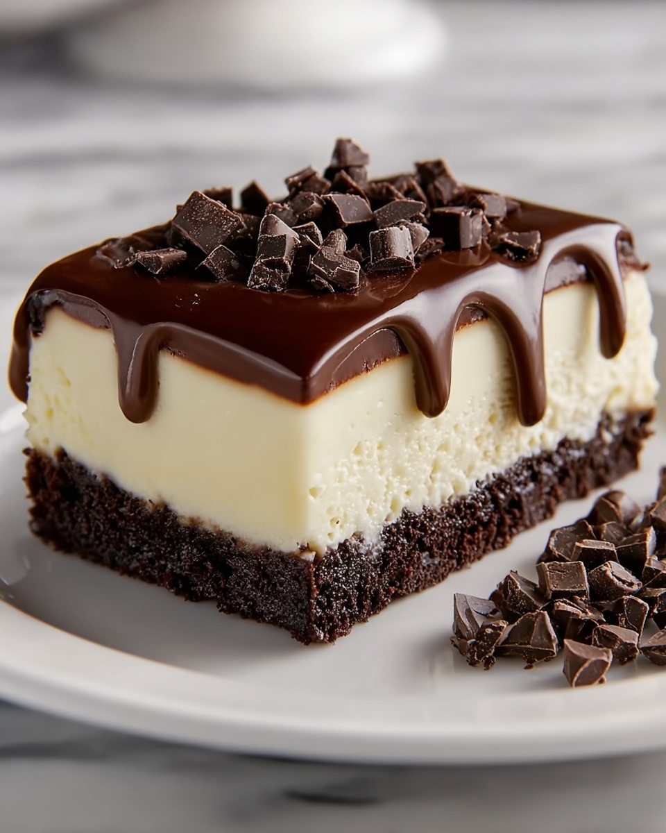 Chocolate Ganache Cheesecake Recipe - Recipe Image