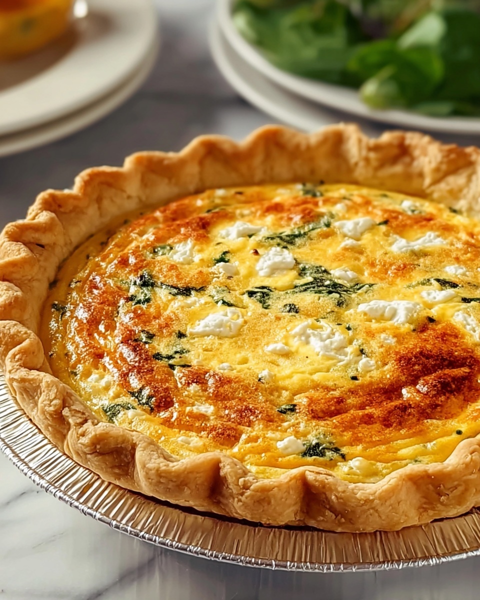 Ricotta Spinach Quiche Recipe - Recipe Image