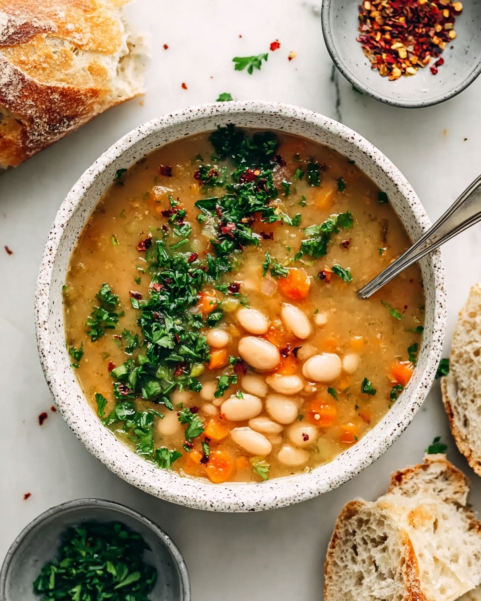 Tuscan White Bean Soup Recipe - Recipe Image