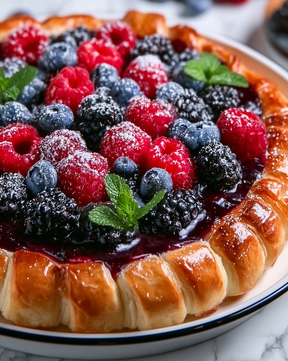 Berry Croissant Bake Recipe - Recipe Image