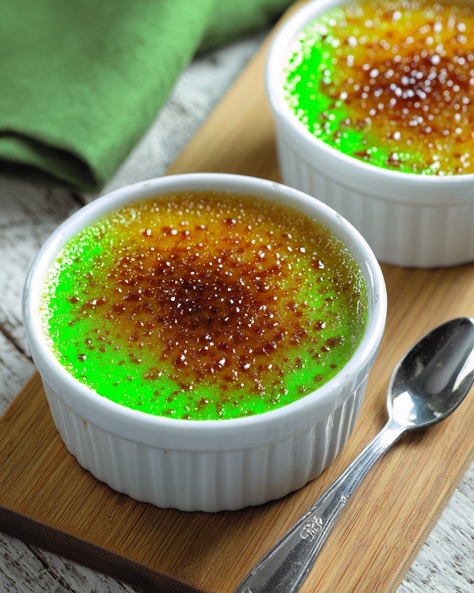 Pandan Crème Brûlée Recipe - Recipe Image