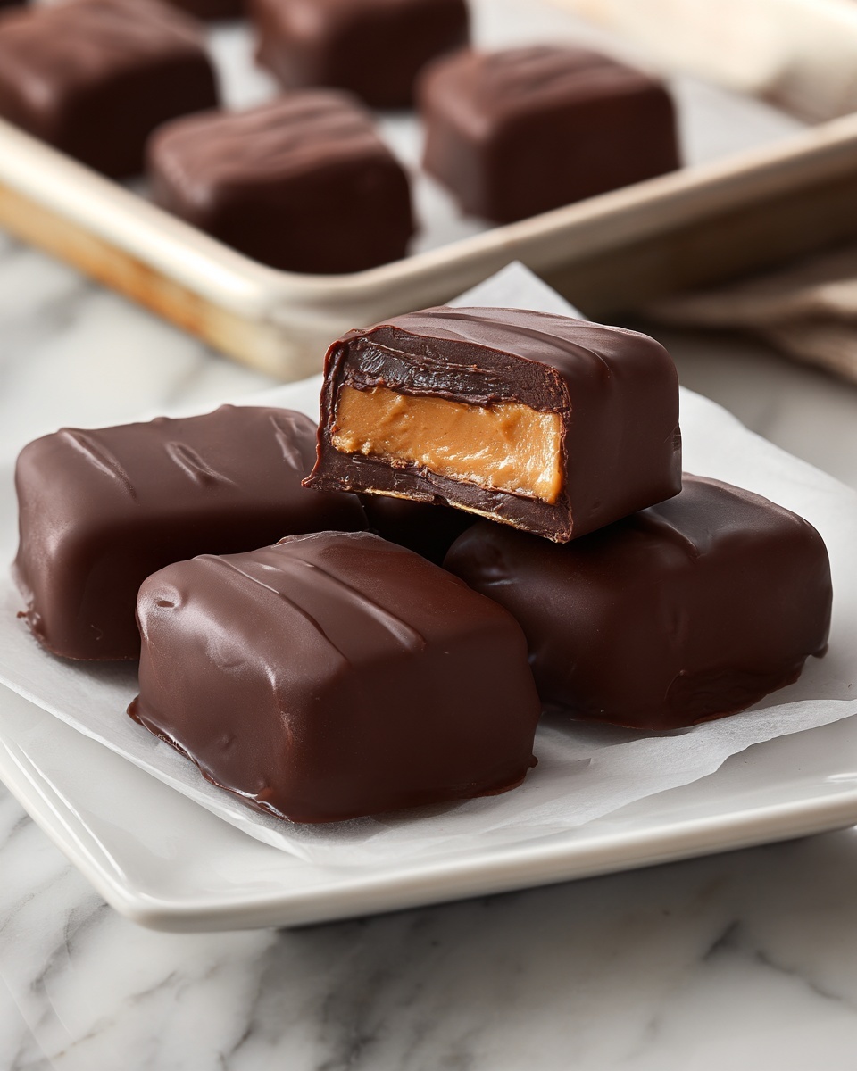 Chocolate Peanut Butter Candies Recipe - Recipe Image