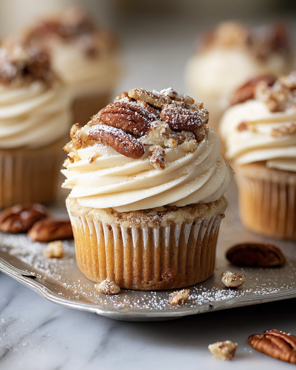 Pecan Pie Cupcakes Recipe - Recipe Image