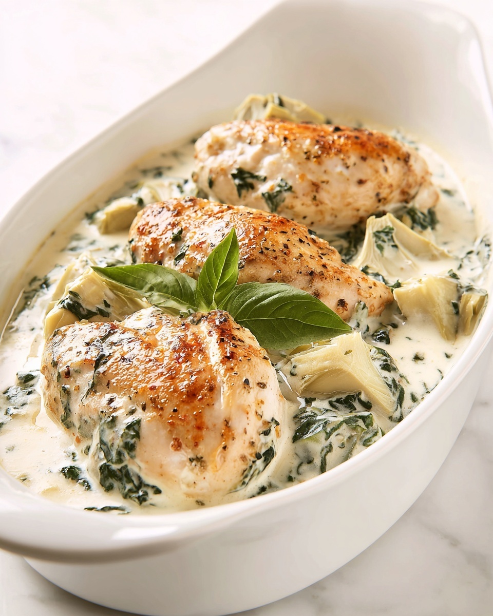 Spinach Artichoke Chicken Recipe - Recipe Image