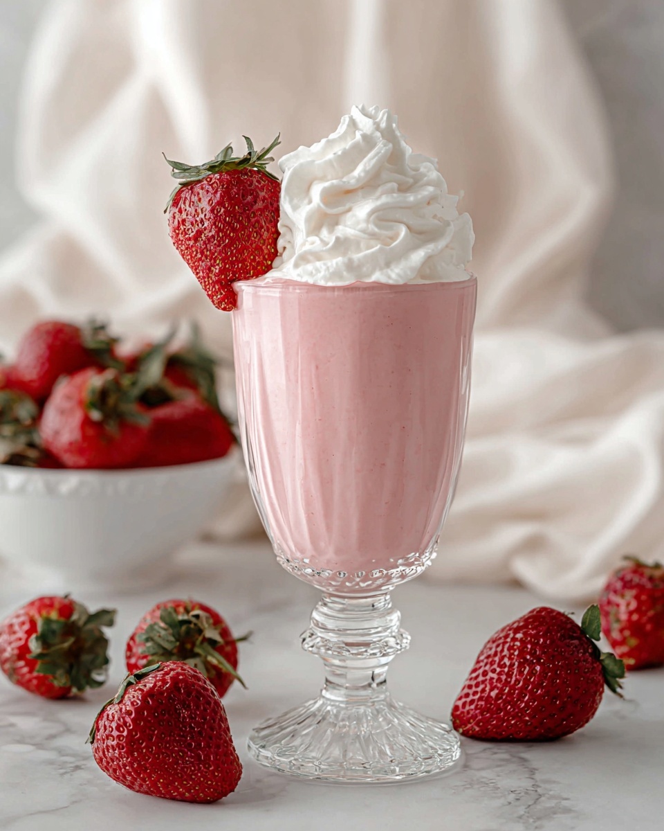 Strawberry Milkshake Recipe - Recipe Image