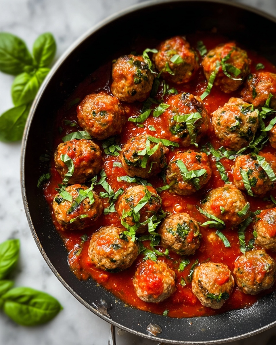 Easy One-Pot Meatballs in Flavor-Packed Marinara Sauce Recipe - Recipe Image