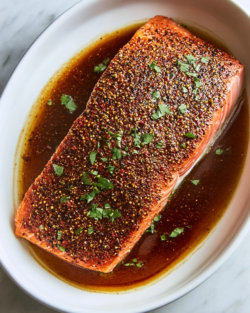 Zaatar Salmon with Spicy Garlic Butter Sauce Recipe - Recipe Image
