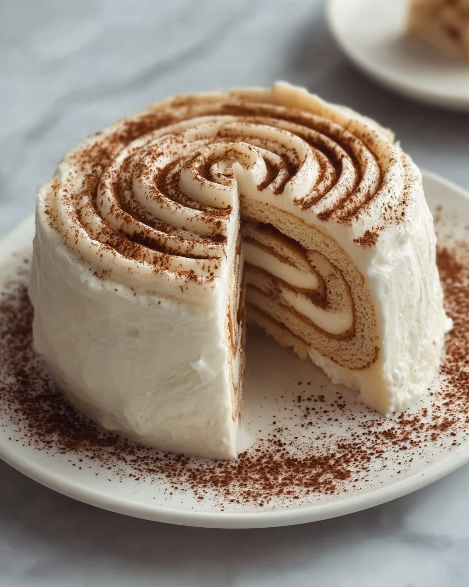 Cinnamon Roll Cake with Cream Cheese Frosting Recipe - Recipe Image