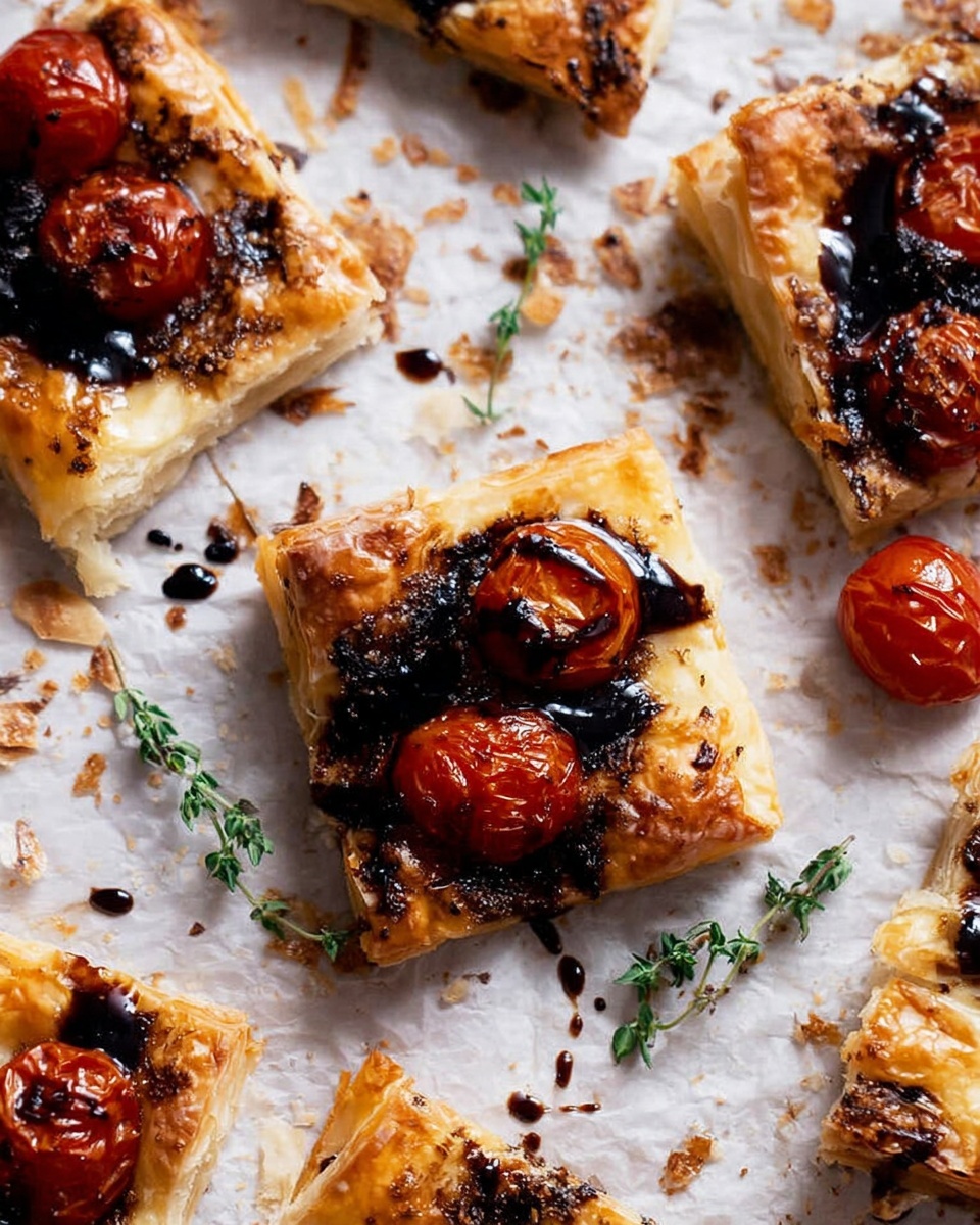 Roasted Tomato Puff Pastry Appetizer Recipe - Recipe Image