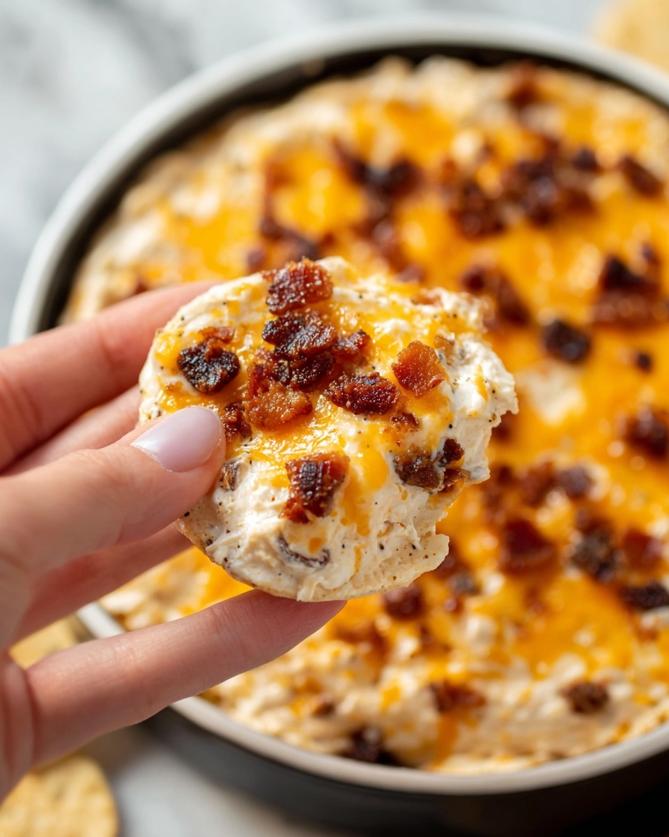Hot Cheddar Bacon Dip Recipe - Recipe Image