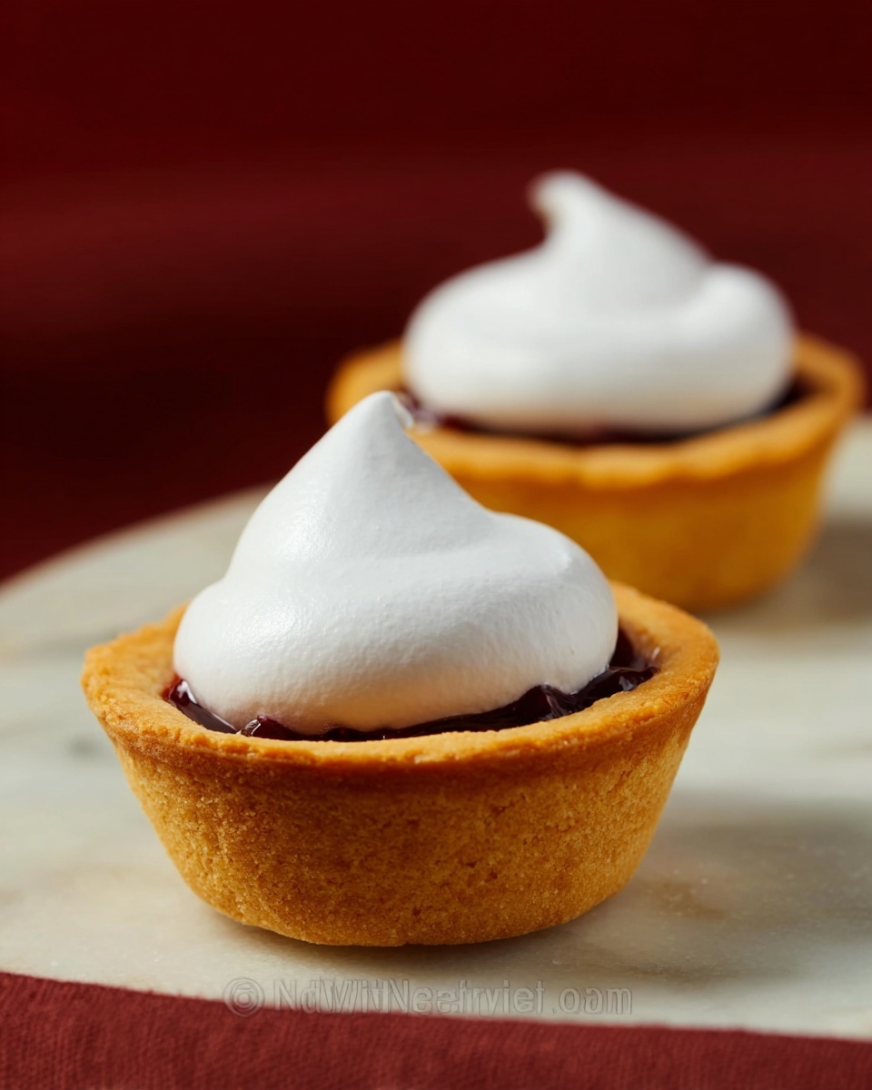 Meringue and Raspberry Baskets 