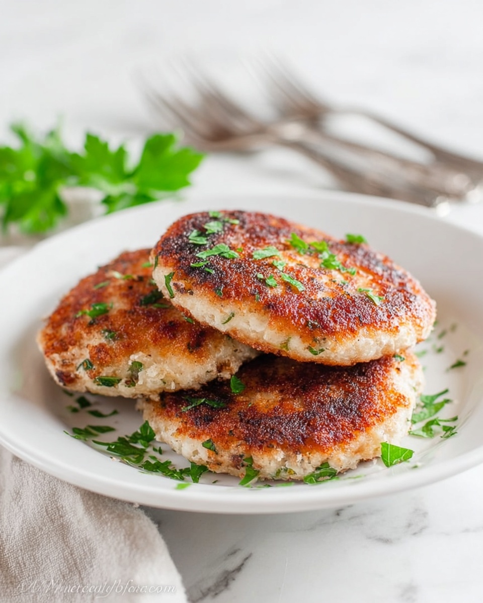 Mashed Potato Pancakes with Meat Filling Recipe - Recipe Image