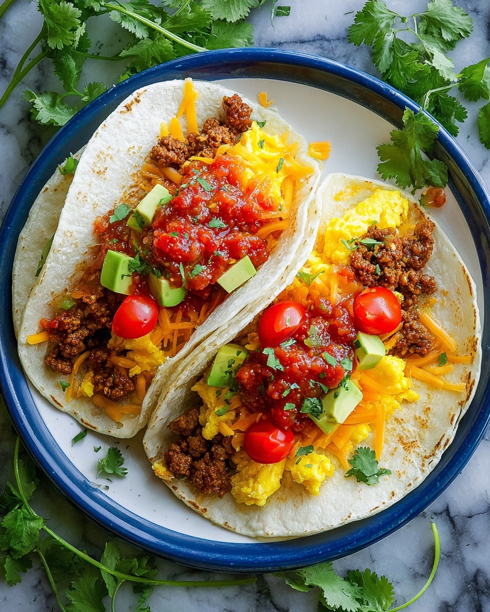 Easy Breakfast Tacos Recipe - Recipe Image