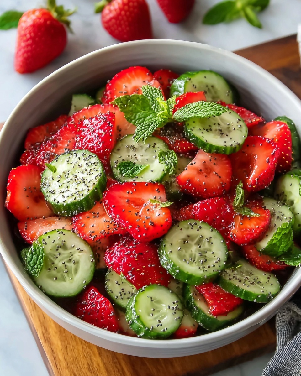 Strawberry Cucumber Salad Recipe - Recipe Image