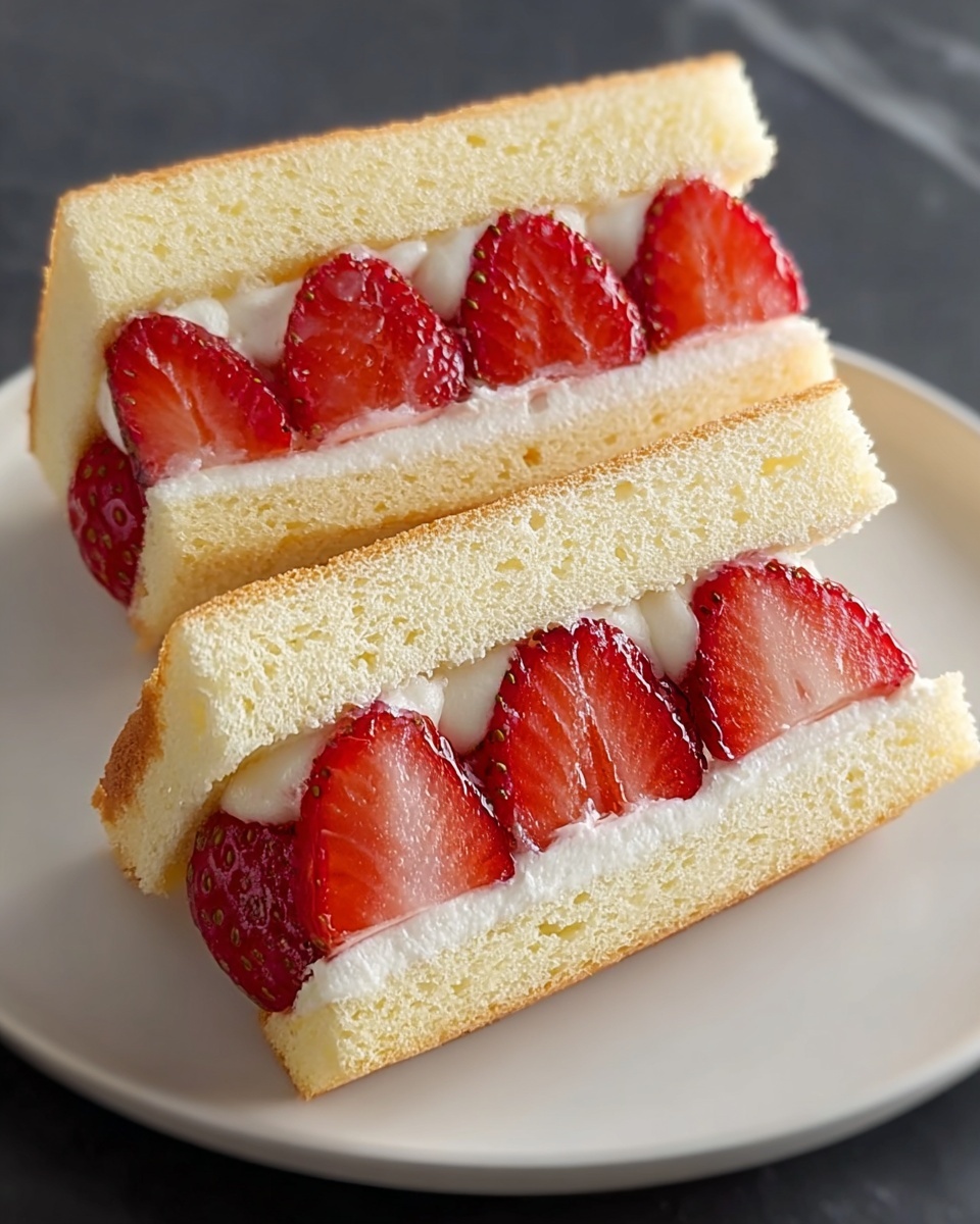 Strawberry Sando Recipe - Recipe Image