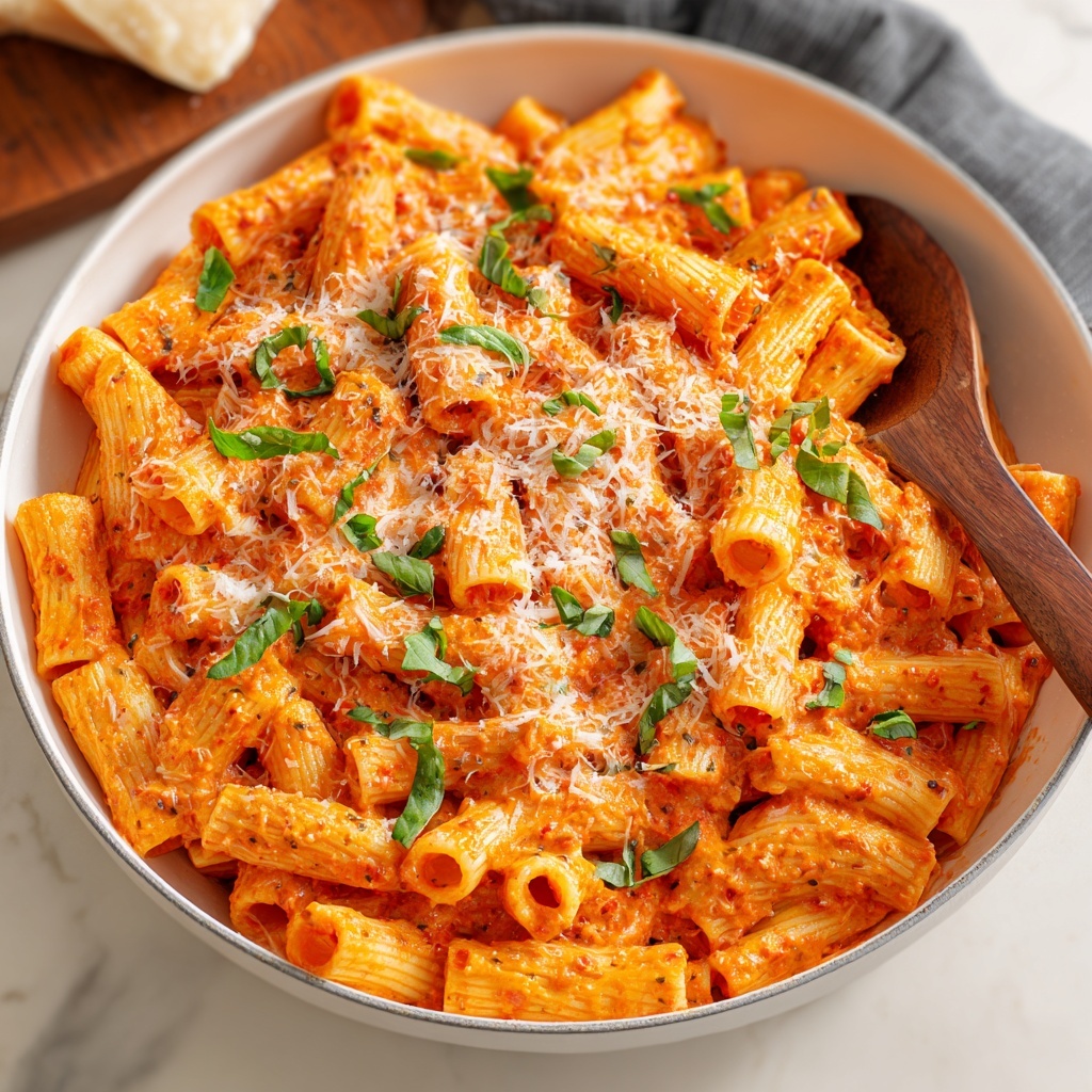 Creamy Garlic Tomato Pasta Recipe - Recipe Image