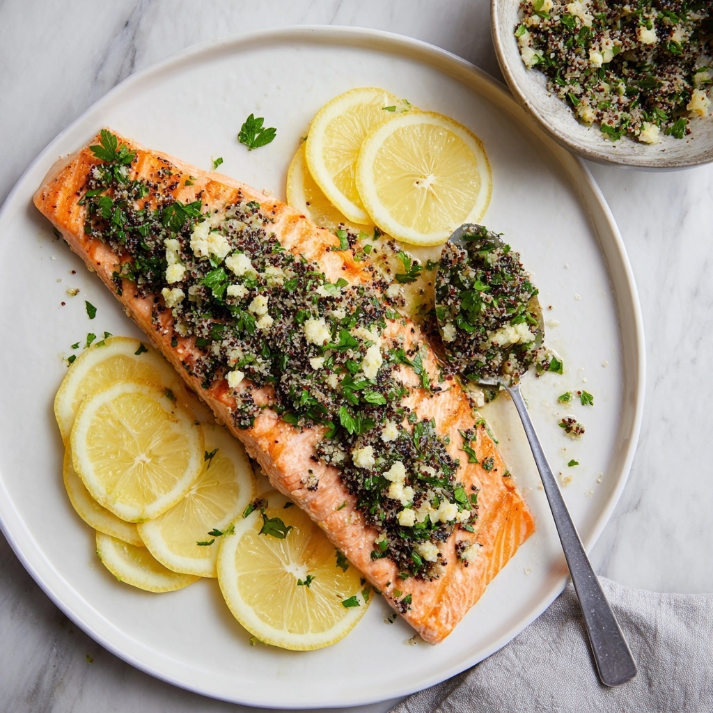 Salmon with Olive Tapenade and Feta Recipe - Recipe Image