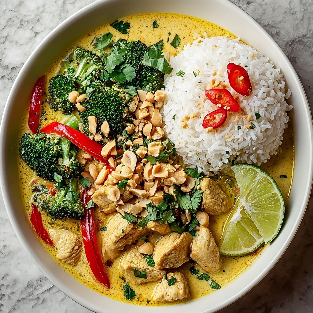 Creamy Coconut Chicken Rice Bowl Recipe - Recipe Image