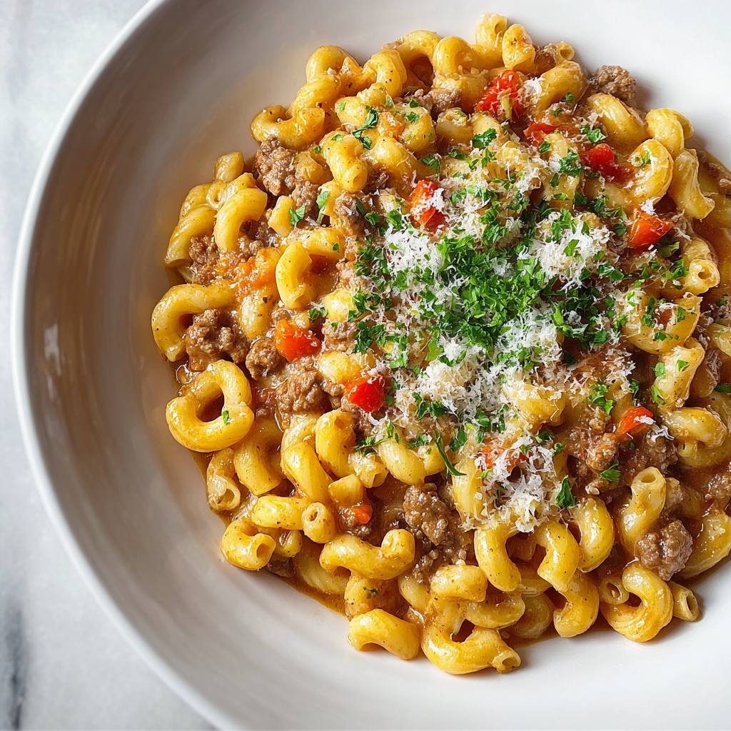 Healthier Homemade One Pot Hamburger Helper Recipe - Recipe Image