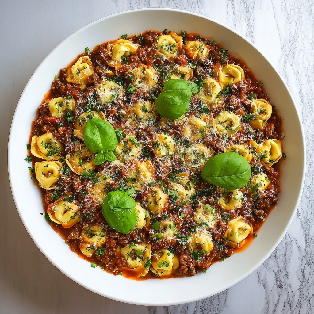 One-Pan Beefy Tortellini Bake Recipe - Recipe Image