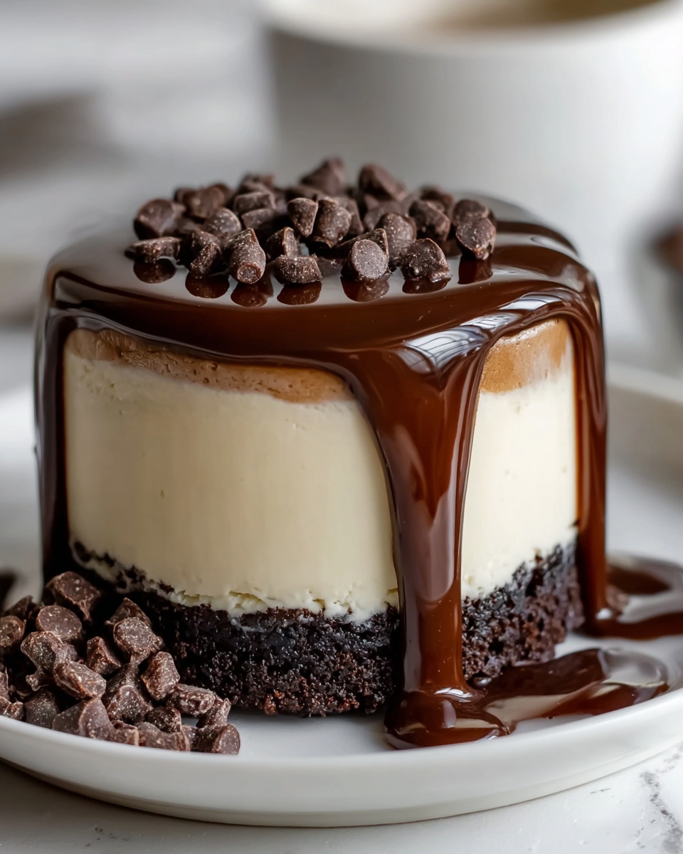 Chocolate Ganache Cheesecake Recipe - Recipe Image
