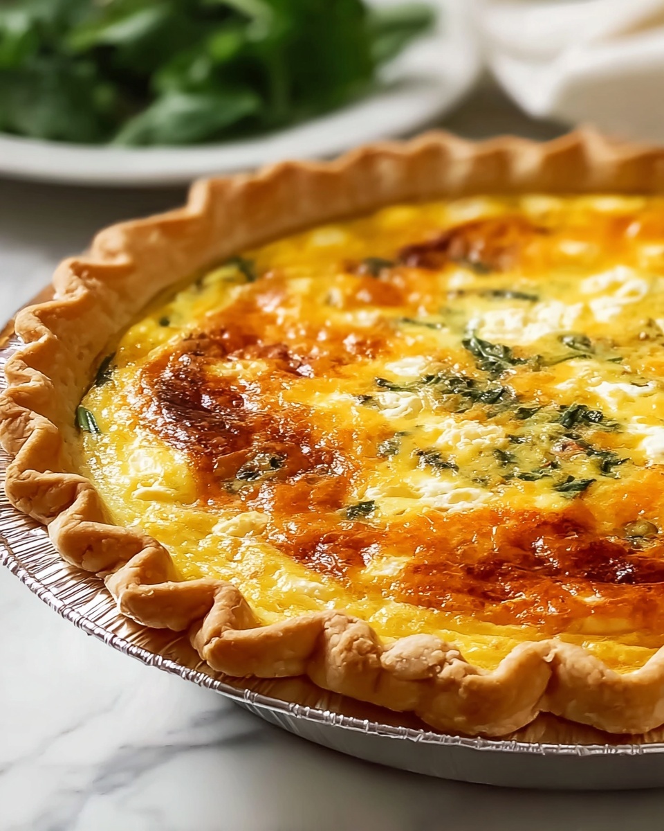 Ricotta Spinach Quiche Recipe - Recipe Image