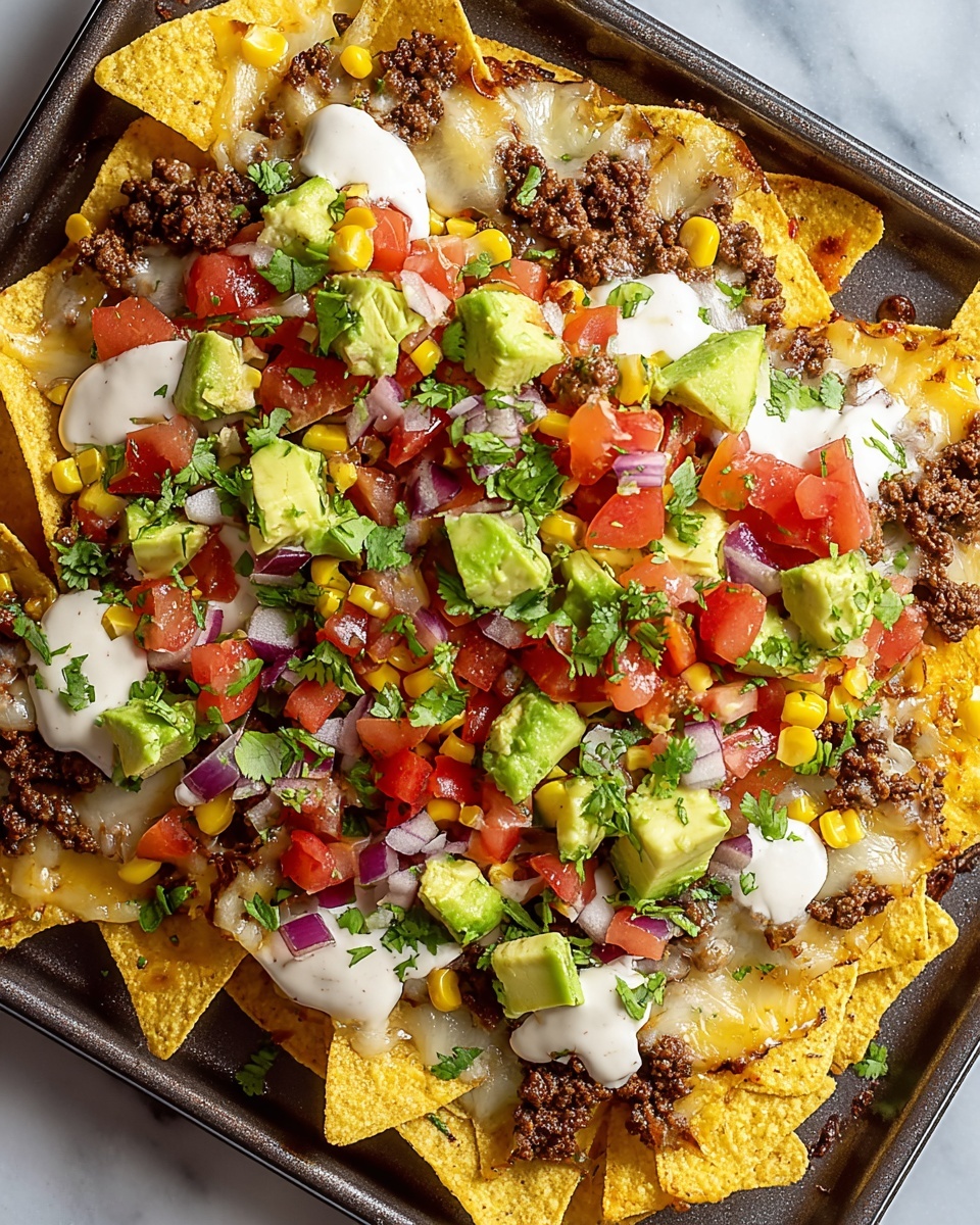 Birria Street Corn Nachos Recipe - Recipe Image