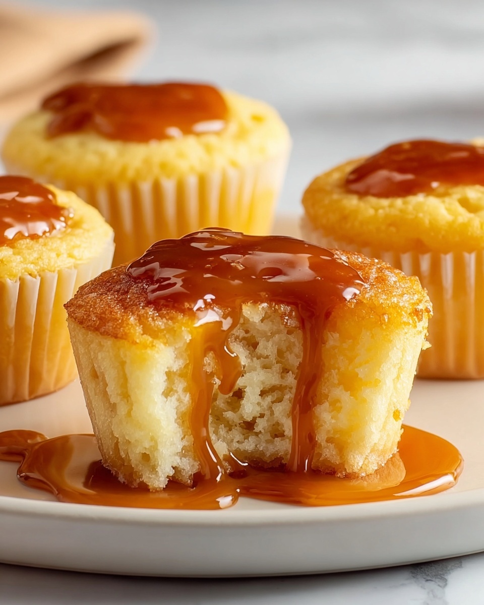 Velvety Caramel Flan Muffins Recipe - Recipe Image