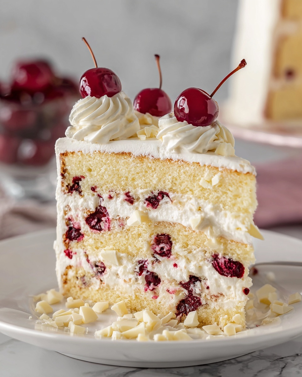 White Forest Cake Recipe - Recipe Image