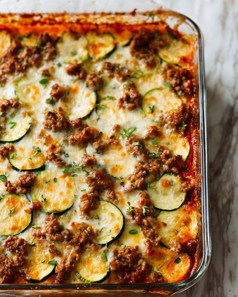 Ground Beef Zucchini Casserole Recipe