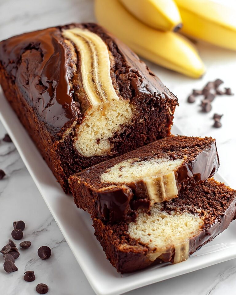 Chocolate Marble Banana Bread Recipe