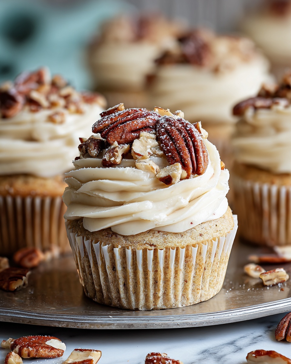 Pecan Pie Cupcakes Recipe - Recipe Image