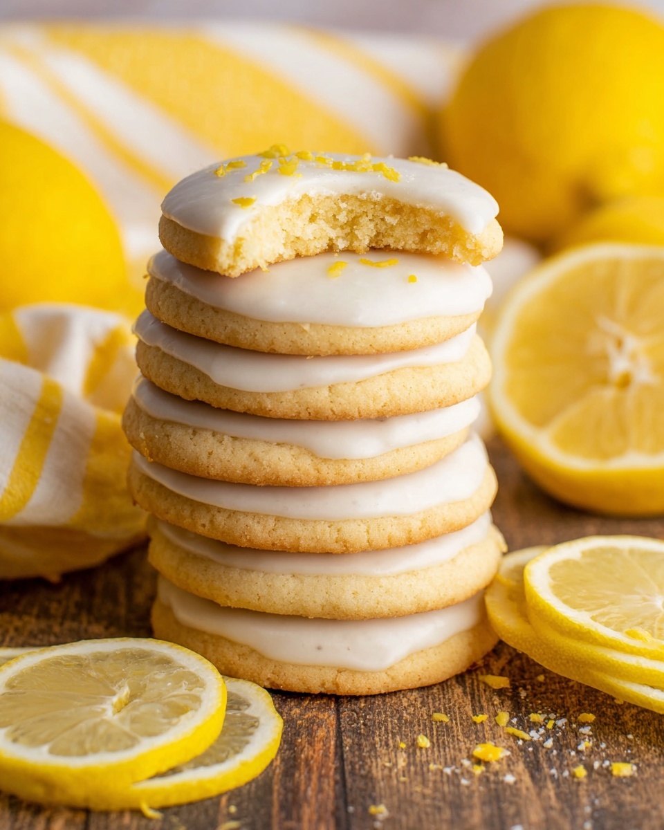Soft and Chewy Glazed Lemon Cookies Recipe - Recipe Image