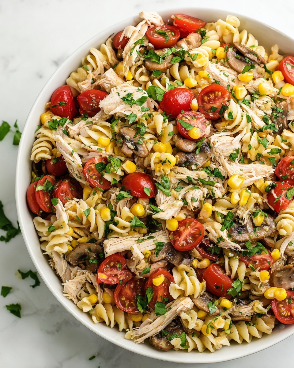 Summery Chicken Pasta Salad Recipe - Recipe Image