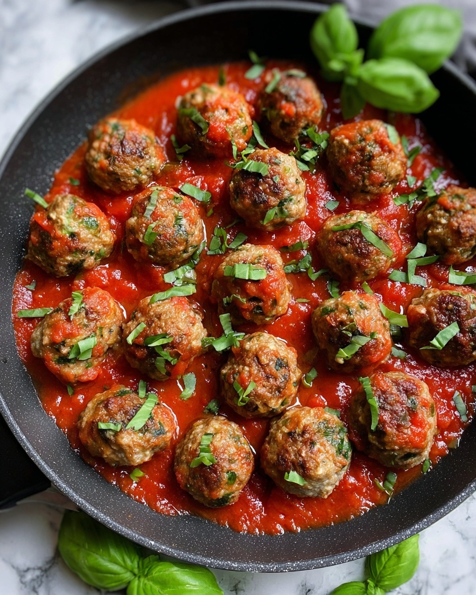 Easy One-Pot Meatballs in Flavor-Packed Marinara Sauce Recipe - Recipe Image