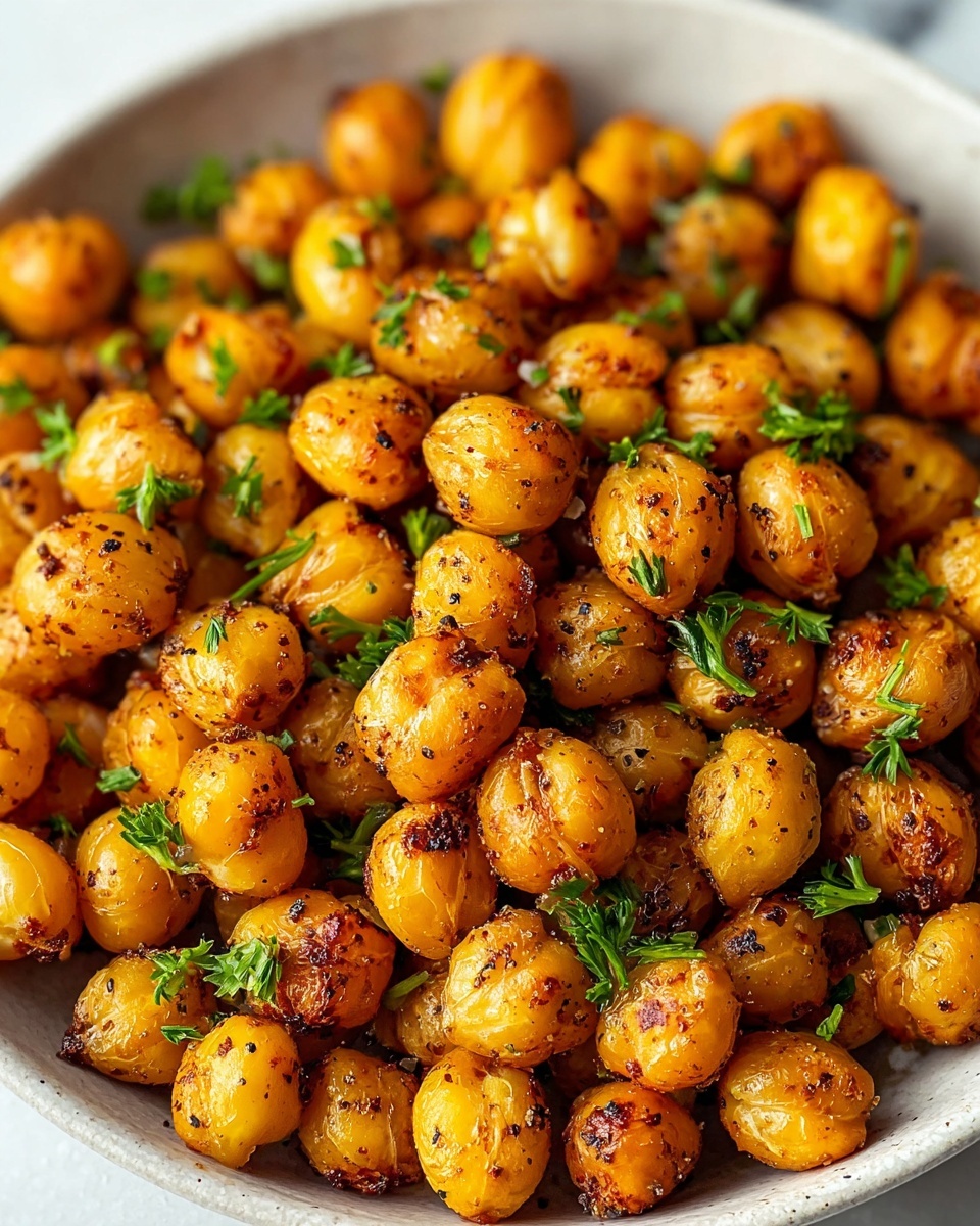 Flavor-Packed Roasted Chickpeas for a Quick and Easy Snack Recipe - Recipe Image