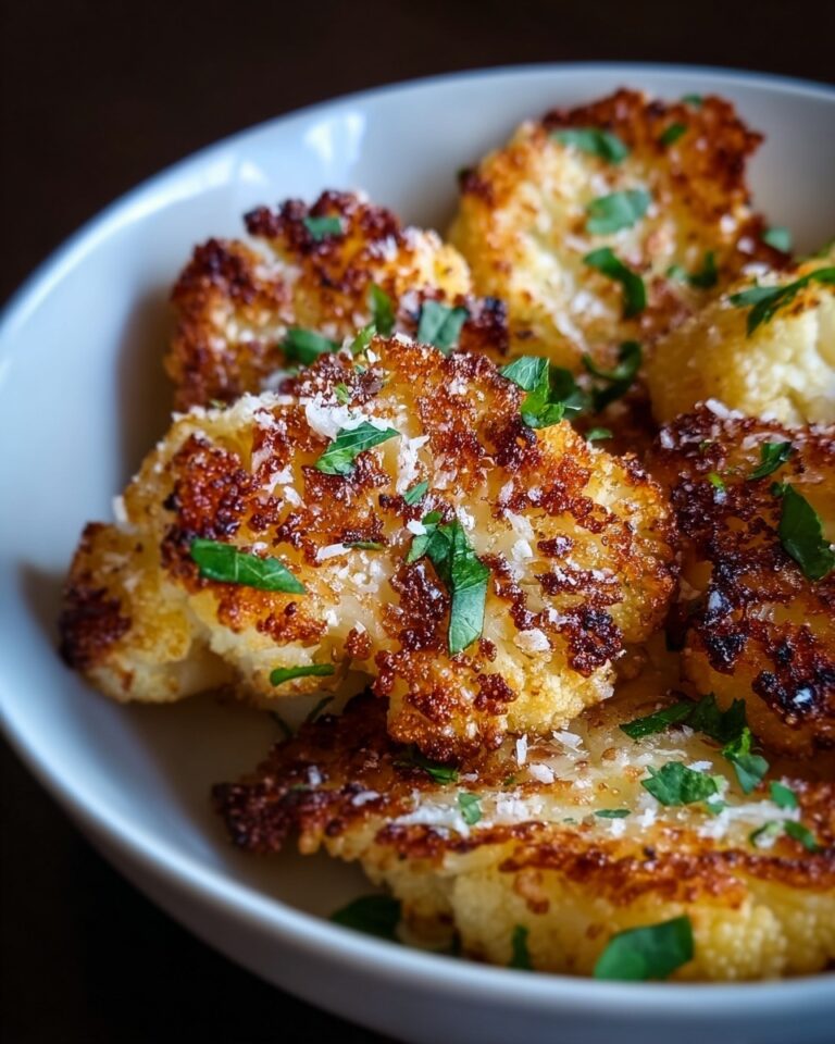 Crispy Parmesan Roasted Cauliflower Recipe