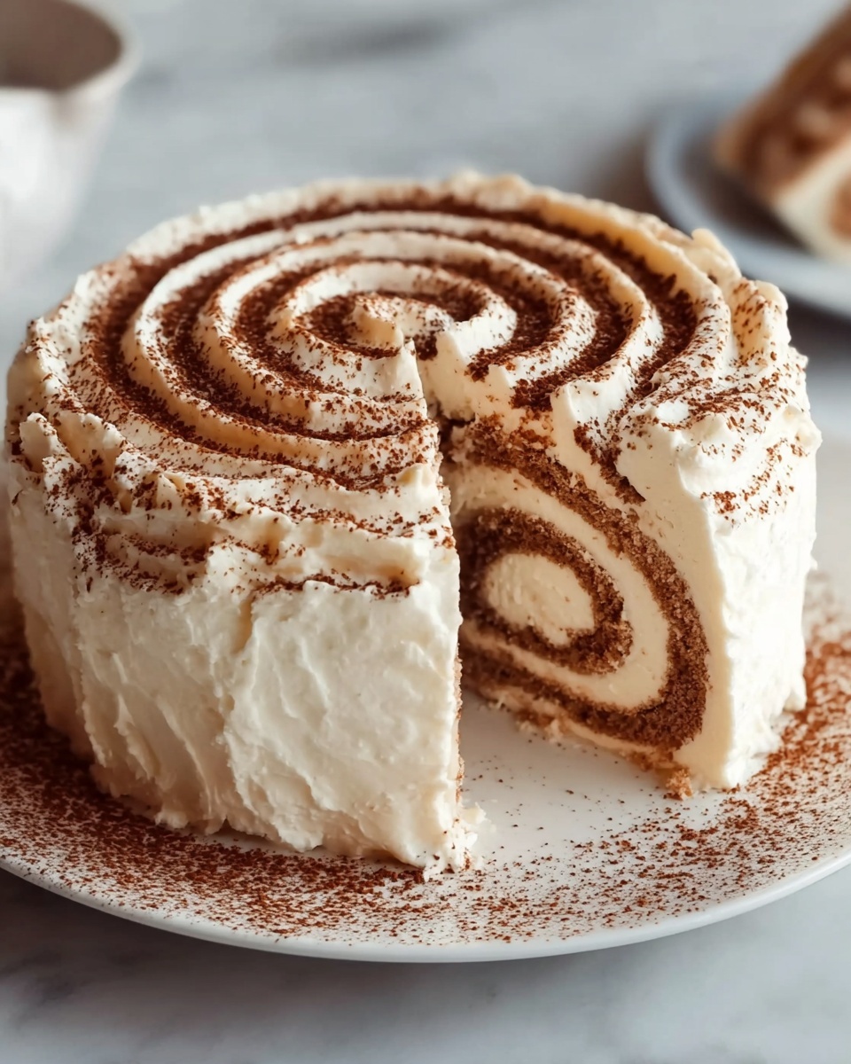 Cinnamon Roll Cake with Cream Cheese Frosting Recipe - Recipe Image