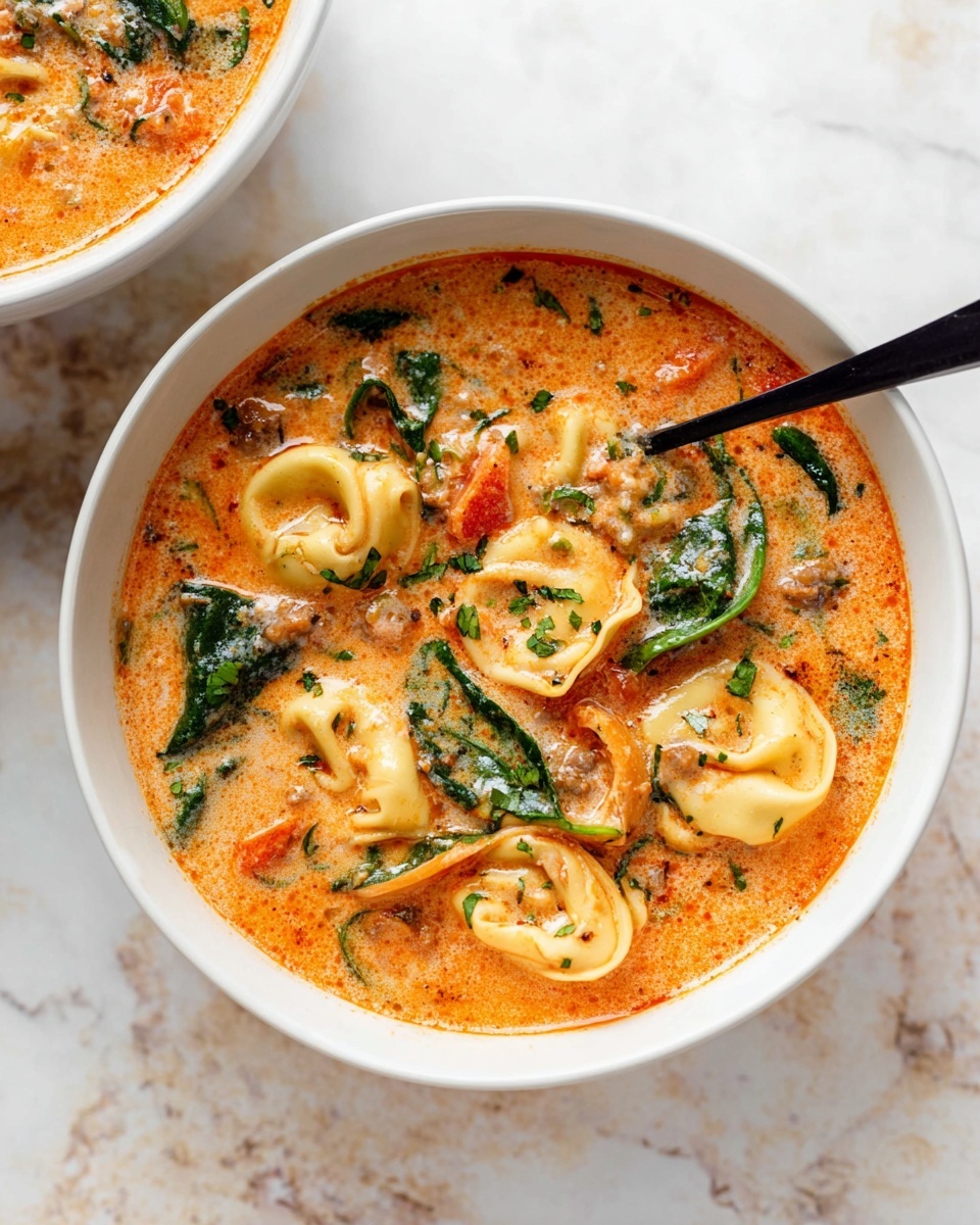Crockpot Tortellini Soup with Sausage Recipe - Recipe Image