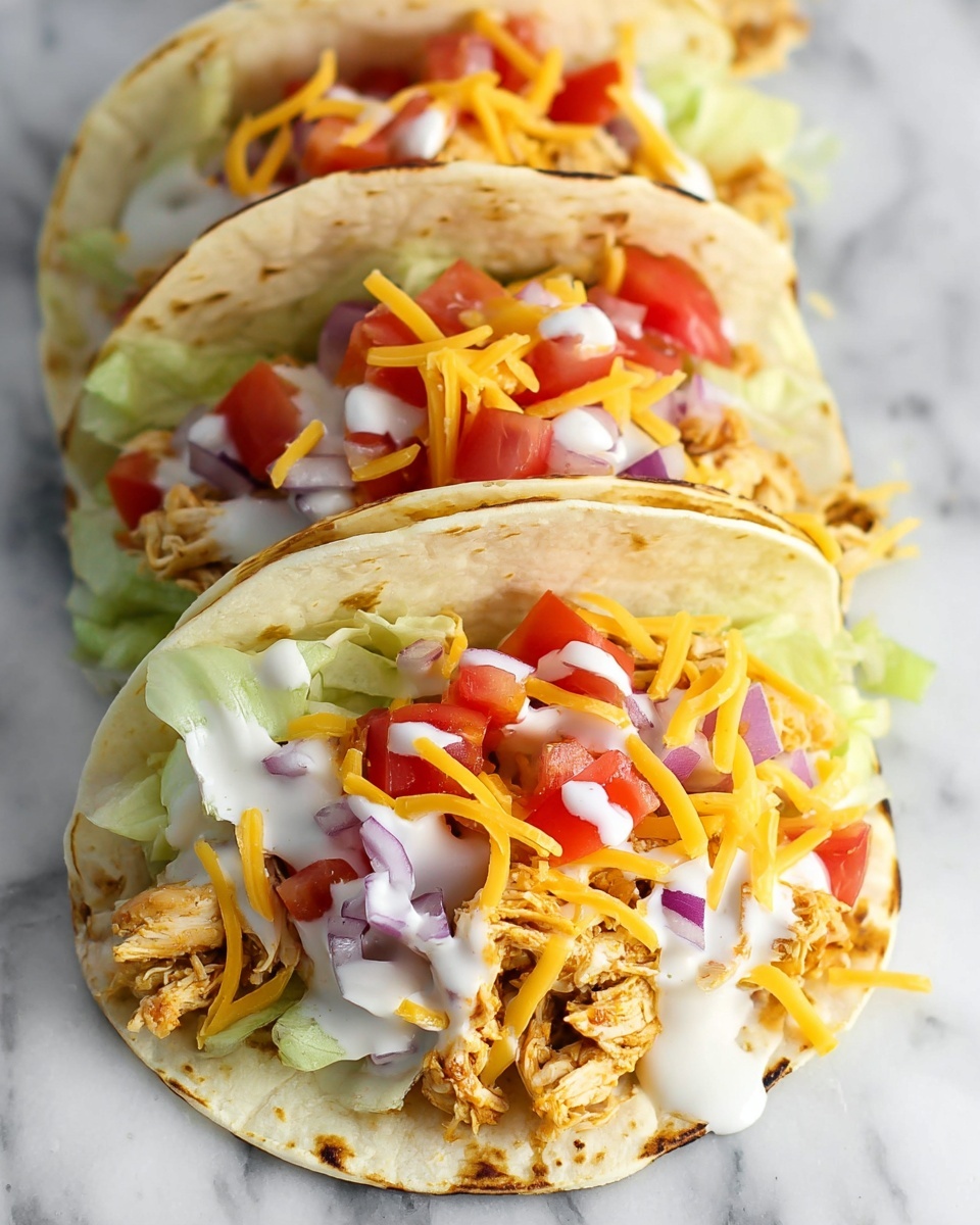 Crockpot Ranch Chicken Tacos Recipe - Recipe Image