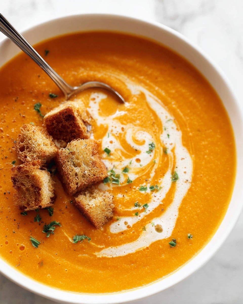 Creamy Carrot Ginger Soup Recipe - Recipe Image