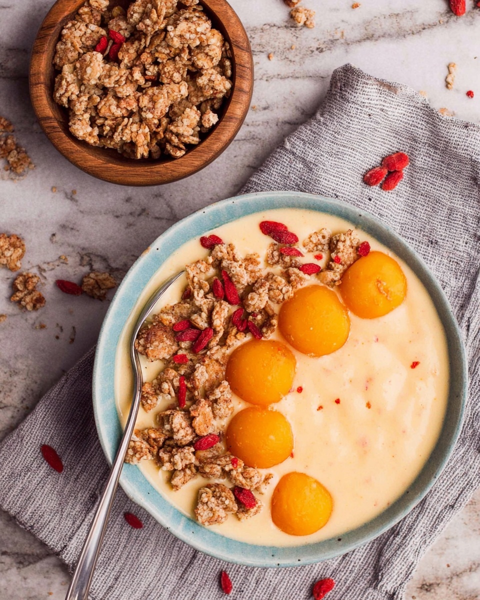 Cantaloupe and Banana Smoothie Bowl Recipe - Recipe Image