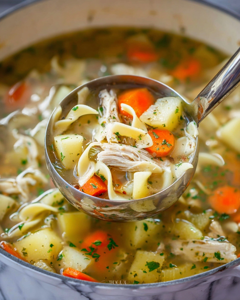 Turkey Noodle Soup Recipe - Recipe Image